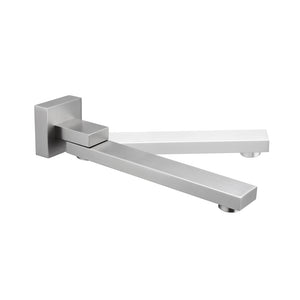 AQUAPERLA BATH SPOUT 259MM BRUSHED NICKEL