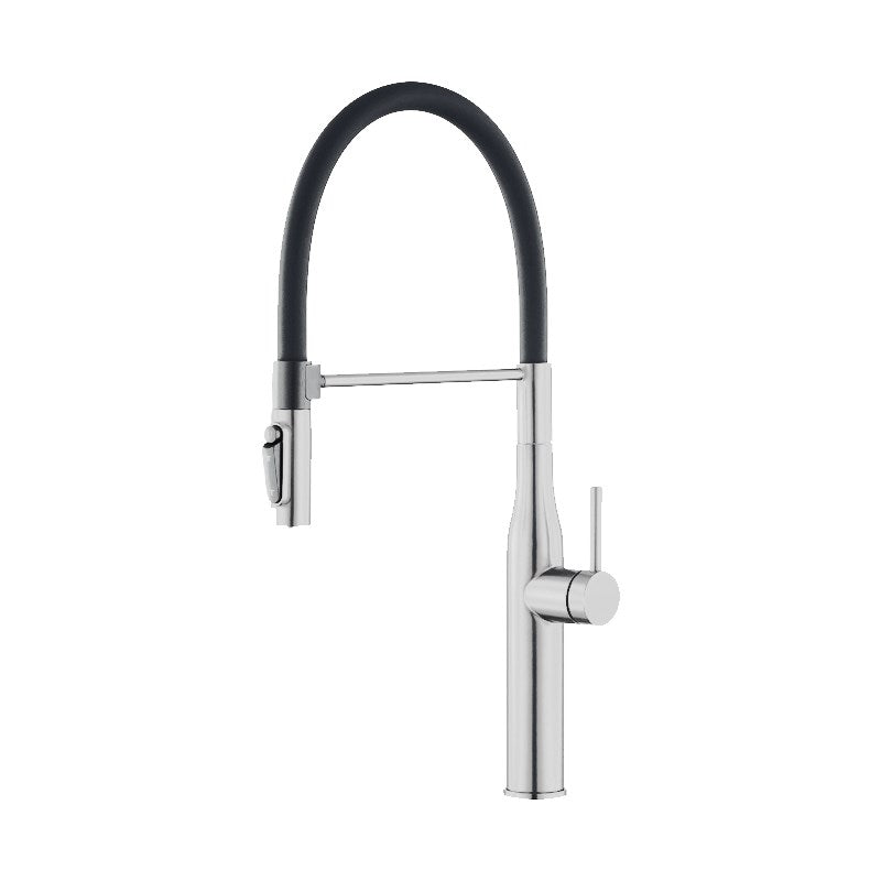 AQUAPERLA KITCHEN MIXER 530MM BRUSHED NICKEL