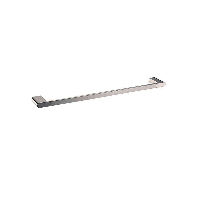 AQUAPERLA VOG SINGLE TOWEL RAIL 600MM BRUSHED NICKEL
