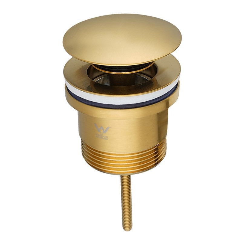 AQUAPERLA UNIVERSAL POP UP WASTE BRUSHED BRASS