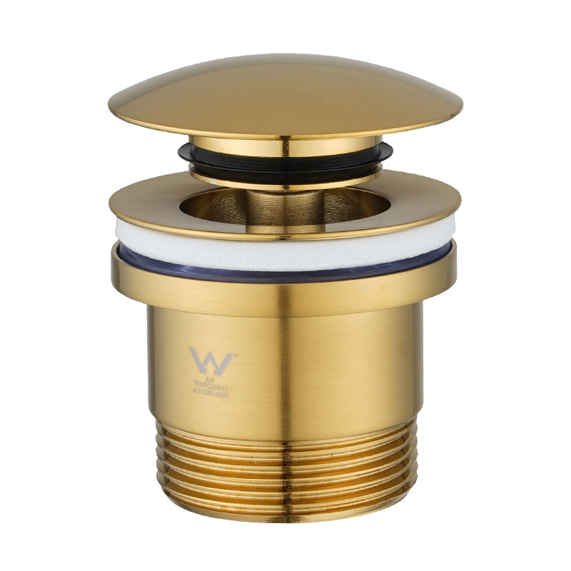 AQUAPERLA UNIVERSAL POP UP WASTE BRUSHED BRASS