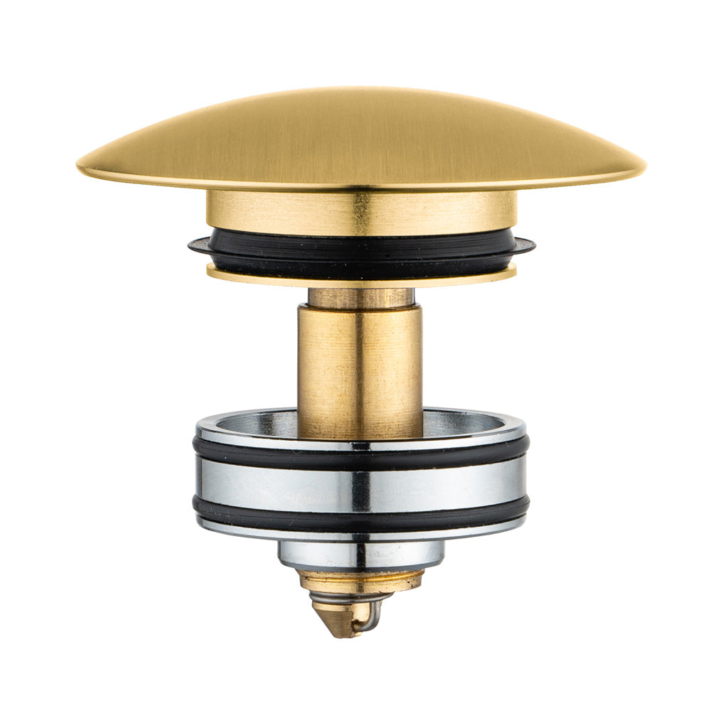 AQUAPERLA UNIVERSAL POP UP WASTE BRUSHED BRASS