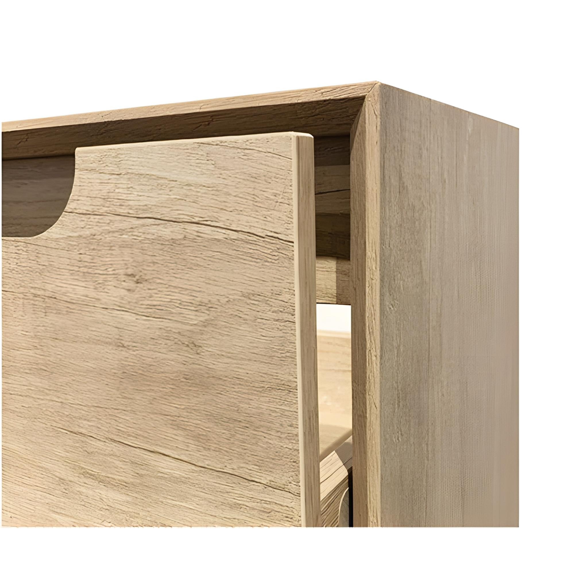 OTTI BYRON NATURAL OAK 750MM SINGLE BOWL FLOOR STANDING VANITY