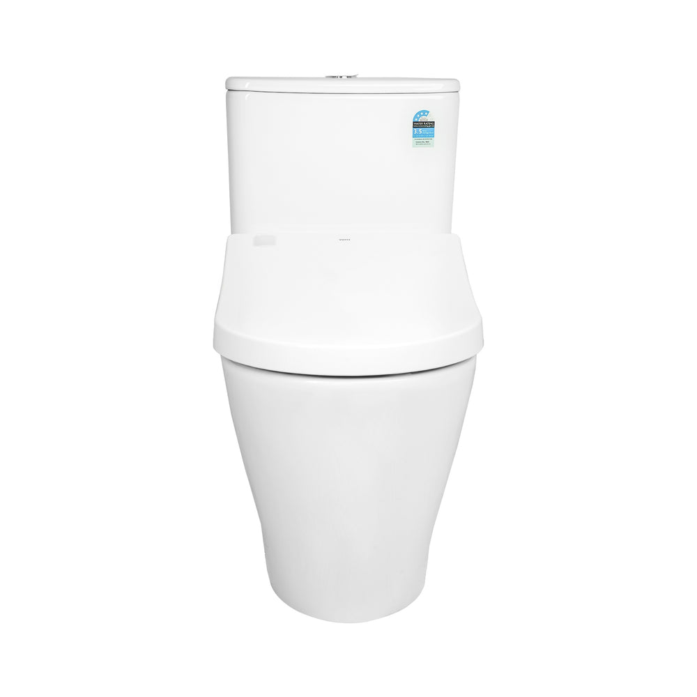 TOTO S7 WASHLET W/ REMOTE CONTROL AND B&H DARA BTW TOILET SUITE PACKAGE D-SHAPE GLOSS WHITE