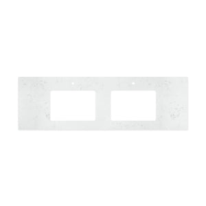 FIENZA BIANCO MARBLE SILICA FREE DOUBLE BOWL UNDERMOUNT CUTOUT STONE BENCHTOP (AVAILABLE IN 1500MM AND 1800MM)