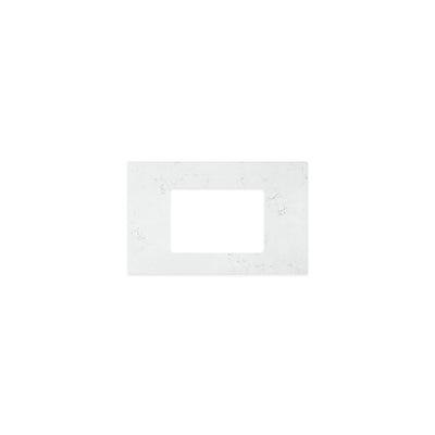 FIENZA BIANCO MARBLE SILICA FREE RECTANGULAR STONE BENCHTOP WITH SINGLE UNDERMOUNT BASIN HOLE (AVAILABLE IN 750MM, 900MM, 1200MM, 1500MM AND 1800MM)