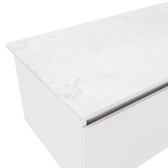 FIENZA BIANCO MARBLE SILICA FREE RECTANGULAR STONE BENCHTOP (AVAILABLE IN 600MM, 750MM, 900MM, 1200MM, 1500MM AND 1800MM)