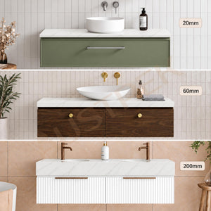 TIMBERLINE SILKSURFACE BIANCO PEARL SINGLE BOWL VANITY TOP