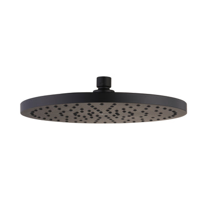 OLIVERI ROME SHOWER ROSE 254MM MATTE BLACK
