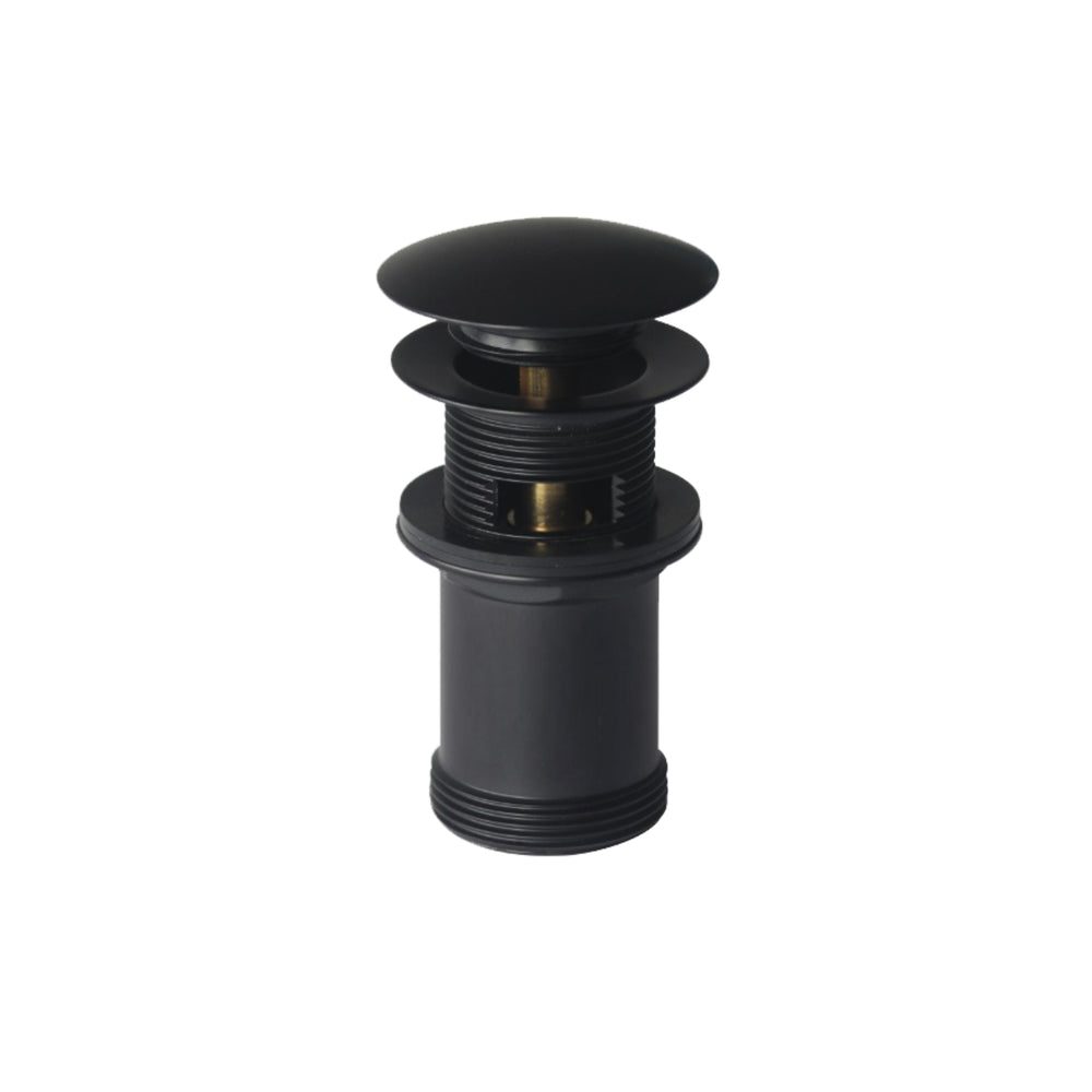 OLIVERI UNIVERSAL POP UP PLUG AND WASTE 66MM BLACK