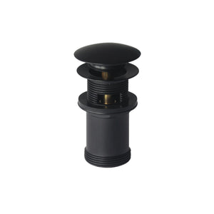 OLIVERI UNIVERSAL POP UP PLUG AND WASTE 66MM BLACK