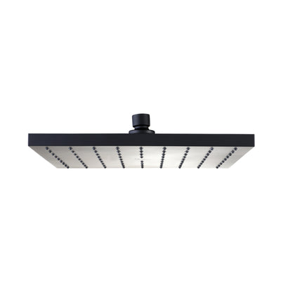 OLIVERI MONACO SHOWER ROSE 250MM MATTE BLACK