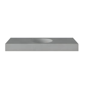 CONCRETE STUDIO BOYA SINGLE BOWL WALL HUNG BASIN (AVAILABLE IN 750MM, 900MM, 1200MM, 1500MM, 1800MM, AND 2100MM)