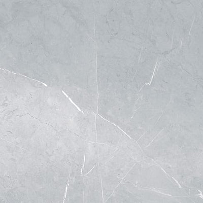 ELITE IMPORTERS BRACCA LIGHT GREY POLISHED 600X600MM SQUARE TILE (PER BOX)
