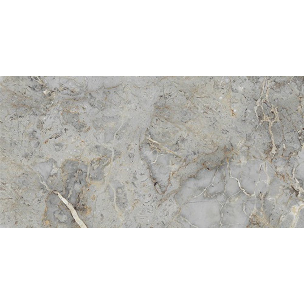EVERSTONE EUROMARMO BRECCIA GRIGIA HONED 600X300MM RECTANGULAR TILE (PER BOX)
