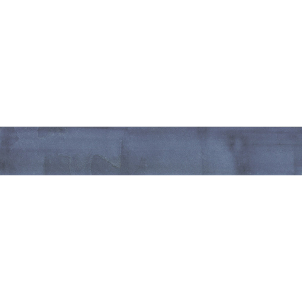 EVERSTONE BRUSH DENIM GLOSSY 370X61MM RECTANGLE TILE (PER BOX)