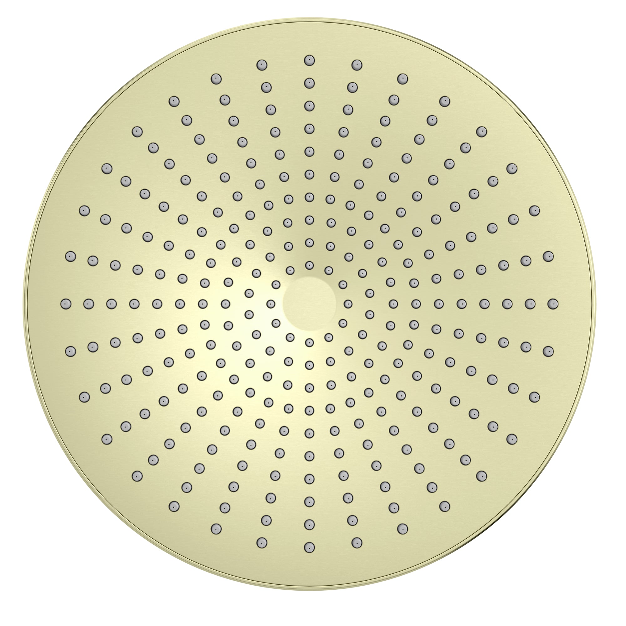 NERO OPAL ROUND SHOWER HEAD 250MM BRUSHED GOLD