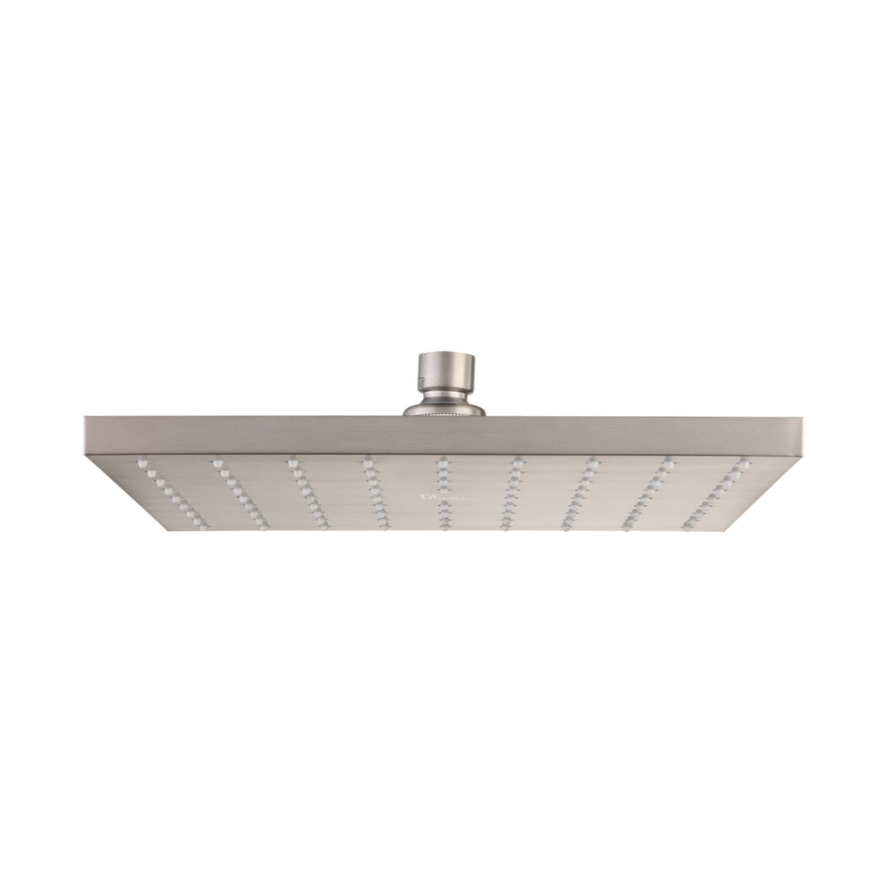 OLIVERI MONACO SHOWER ROSE 250MM BRUSHED NICKEL