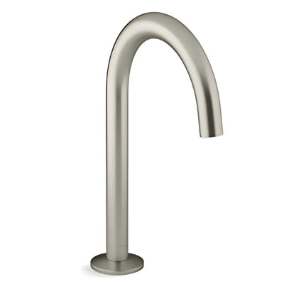 KOHLER COMPONENTS HOB MOUNT TUBE BASIN SPOUT 160MM BRUSHED NICKEL