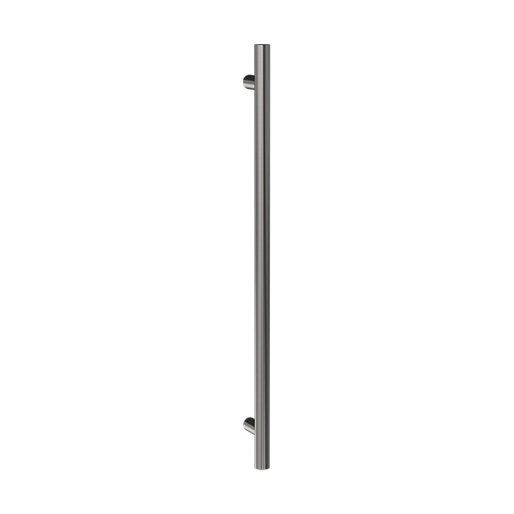 FELTON ATLAS POLE TOWEL WARMER 12VDC HEATED TOWEL RAIL 900MM BRUSHED GUNMETAL