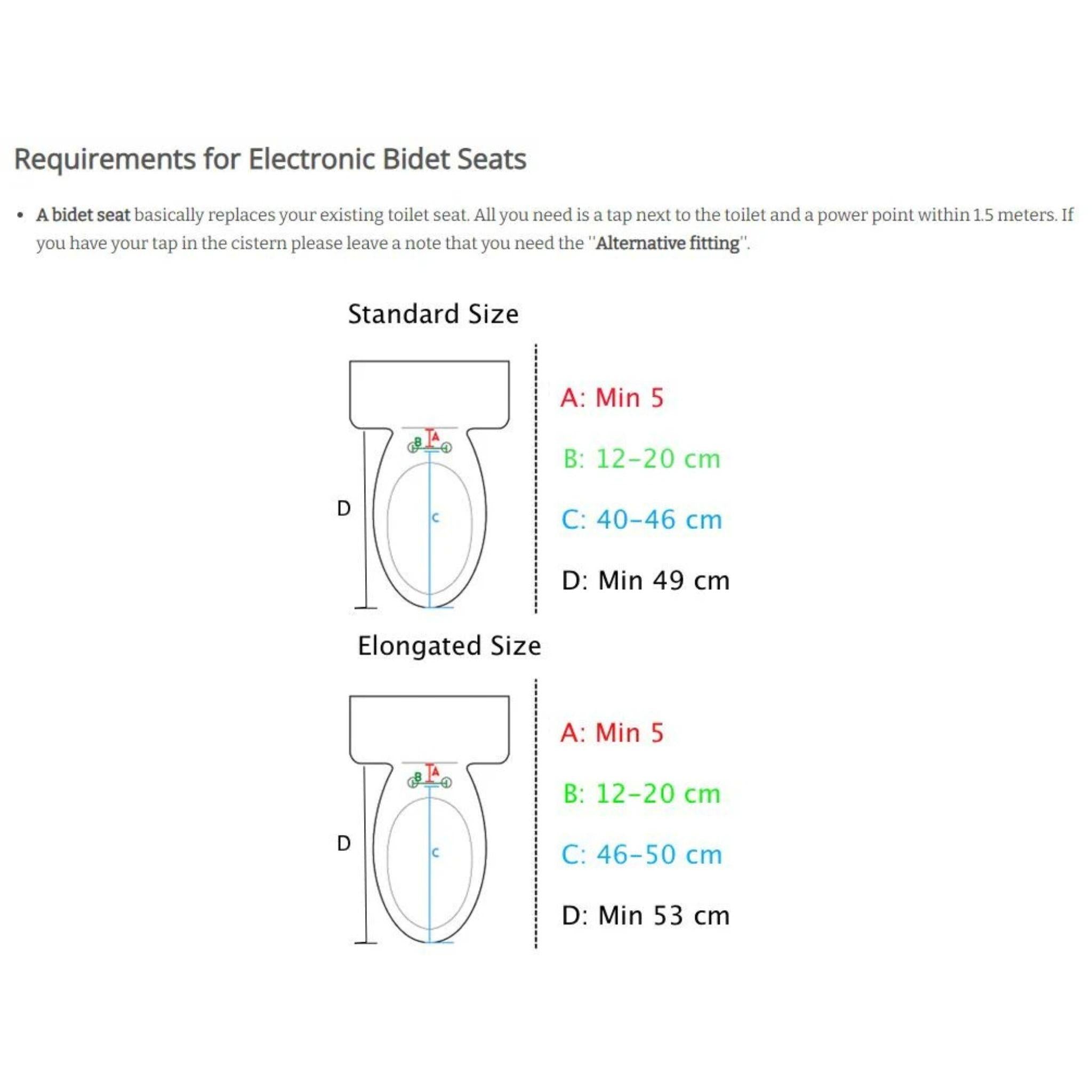 DIB ELECTRIC BIDET WITH REMOTE CONTROL GLOSS WHITE