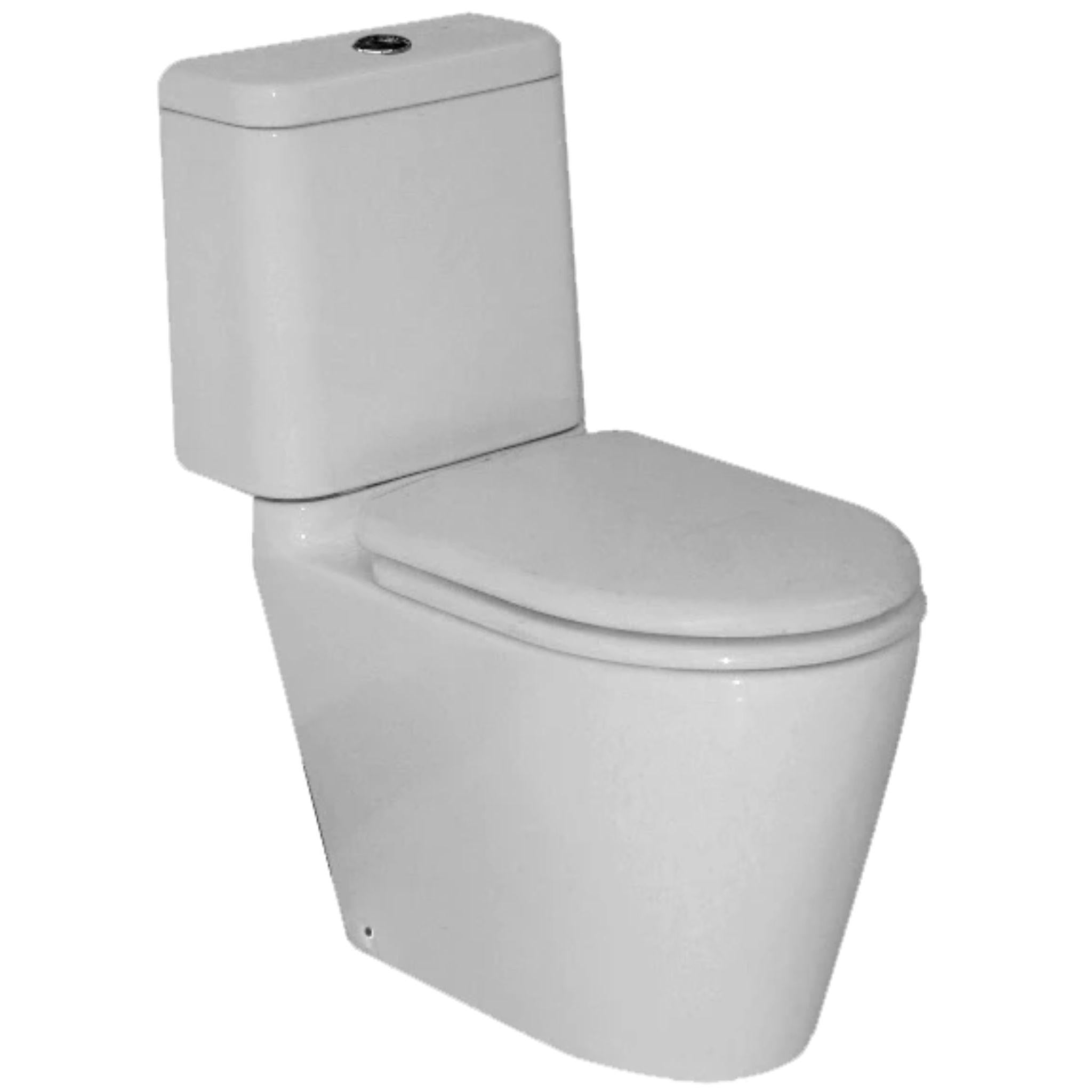 JOHNSON SUISSE SPACE SOLUTION CLOSE COUPLED TOILET GLOSS WHITE