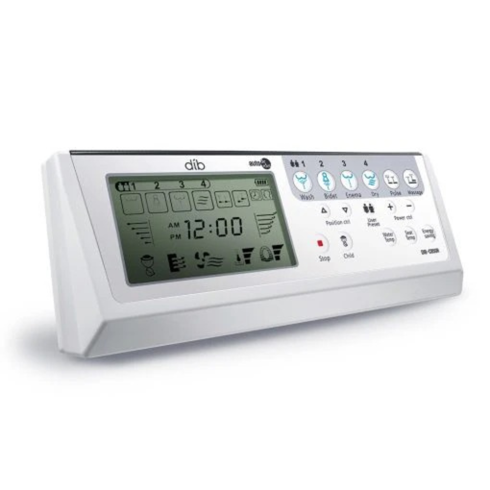 DIB ELECTRIC BIDET WITH REMOTE CONTROL GLOSS WHITE