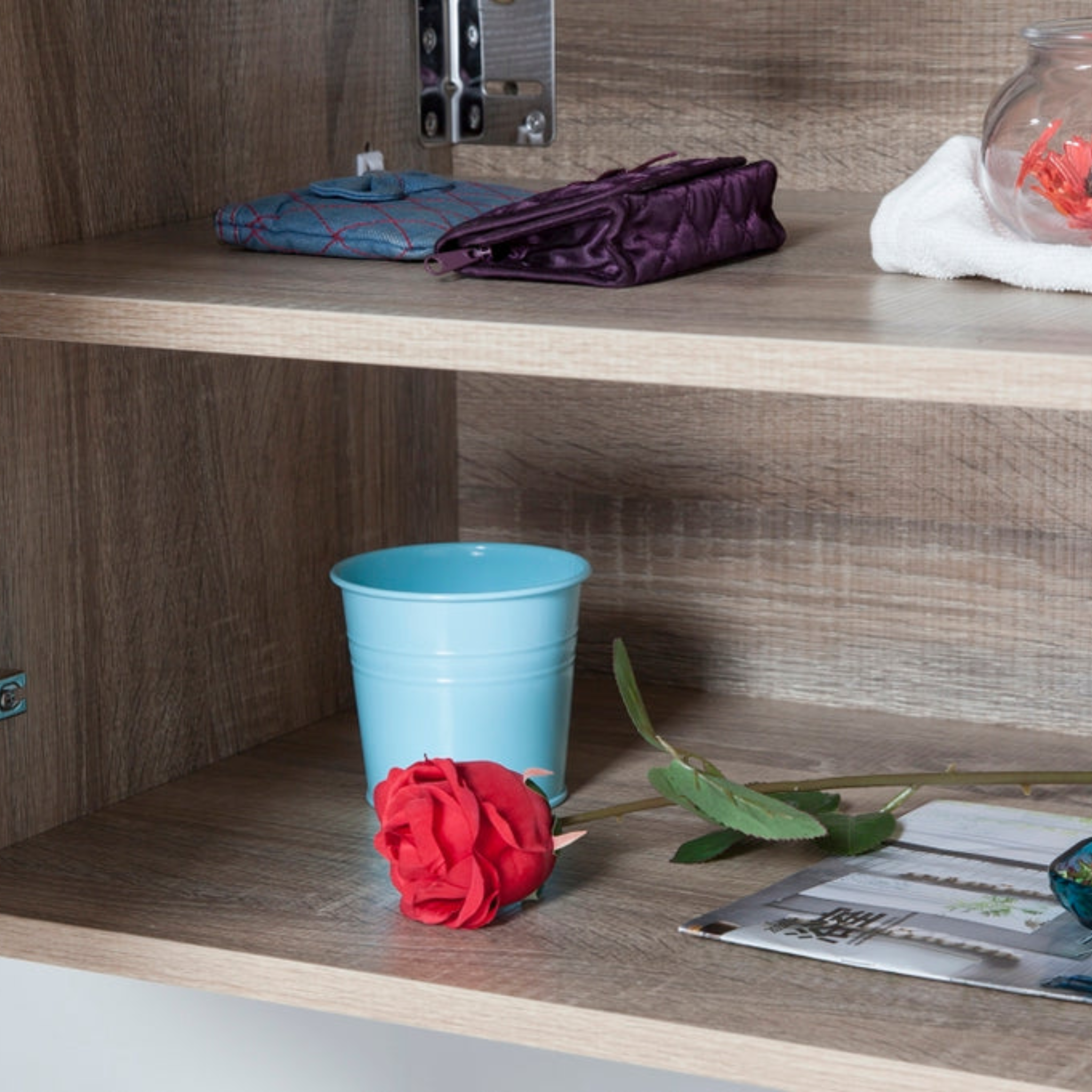 AULIC GRACE WHITE OAK 1200MM SINGLE BOWL FLOOR STANDING VANITY (AVAILABLE IN LEFT AND RIGHT HAND DRAWER)