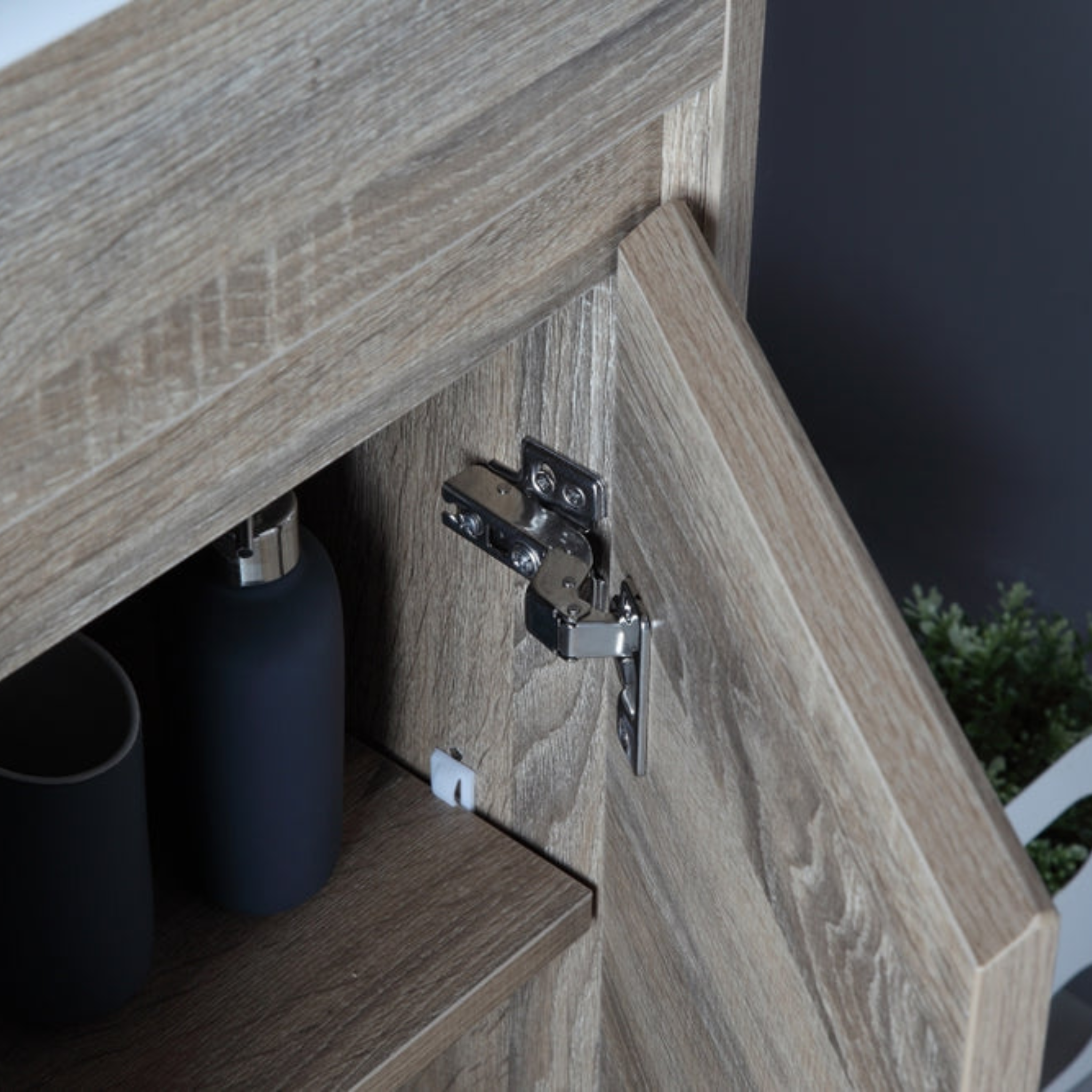 AULIC GRACE WHITE OAK 1200MM SINGLE BOWL FLOOR STANDING VANITY (AVAILABLE IN LEFT AND RIGHT HAND DRAWER)
