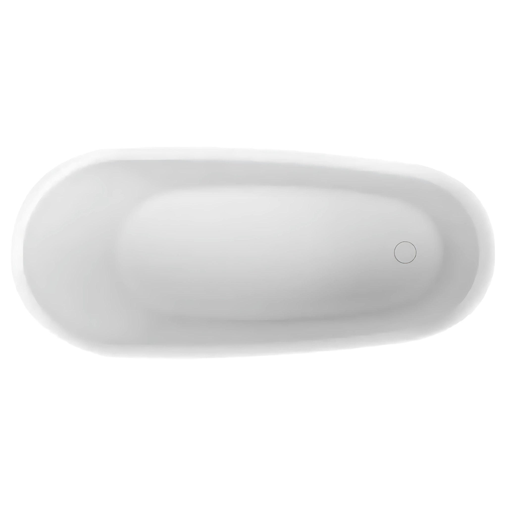 DECINA CAVAL FREESTANDING BATHTUB GLOSS WHITE (AVAILABLE IN 1480MM AND 1680MM)
