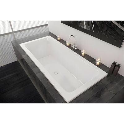 DECINA CARINA ISLAND BATH GLOSS WHITE (AVAILABLE IN 1525MM, 1675MM AND 1750MM)