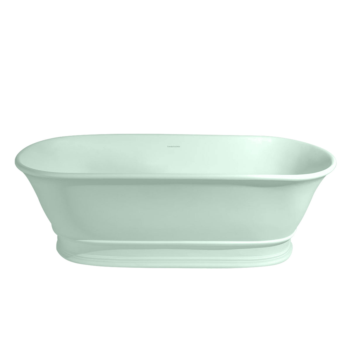 TURNER HASTINGS CAMBRIDGE TITANCAST FREESTANDING OVERFLOW BATHTUB FROSTY MINT (AVAILABLE IN 1560MM AND 1740MM)