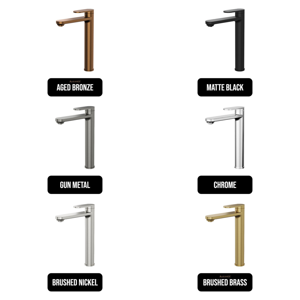 LINSOL CAPO TALL BASIN MIXER 278MM AGED BRONZE