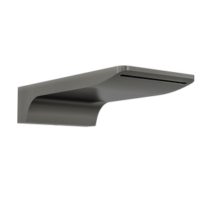 Linsol Cascada S2 Waterfall Bath Spout 180mm Gunmetal alt view