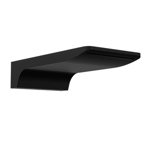 Linsol Cascada S2 Waterfall Bath Spout 180mm Matte Black alt view