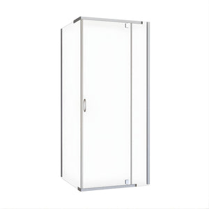 DECINA CASCADE SEMI-FRAMELESS PIVOT SHOWER SCREEN CHROME
