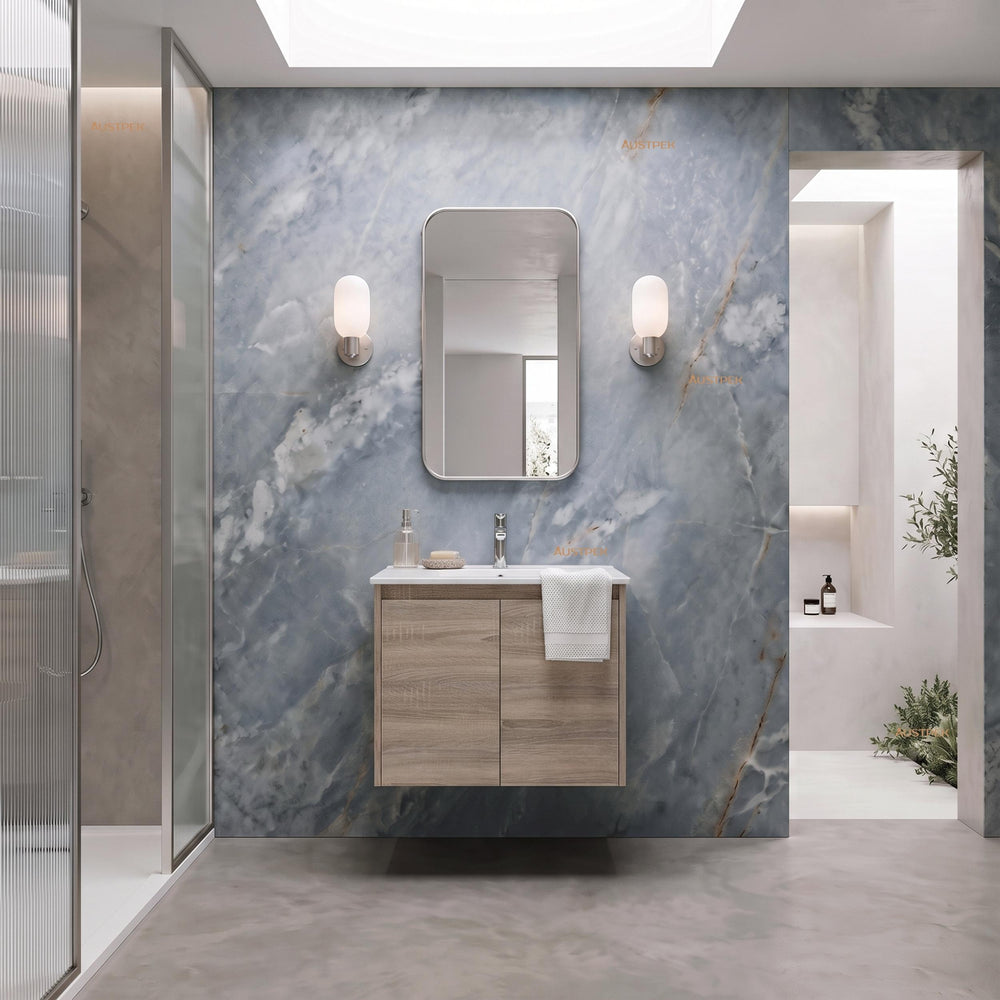 AULIC GRACE WHITE OAK 600MM WALL HUNG VANITY