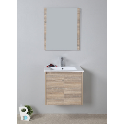 AULIC GRACE WHITE OAK 600MM WALL HUNG VANITY