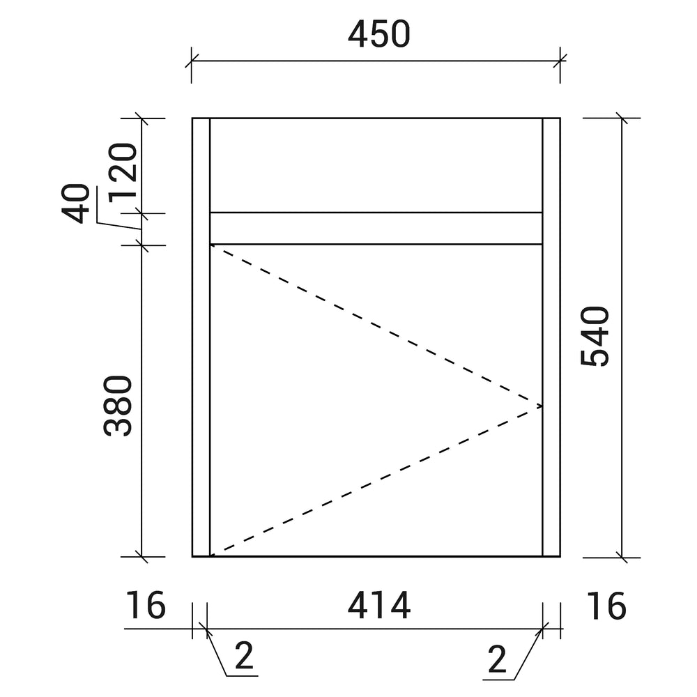 AULIC REVIT WHITE OAK 450MM SPACE SAVING SINGLE BOWL WALL HUNG VANITY