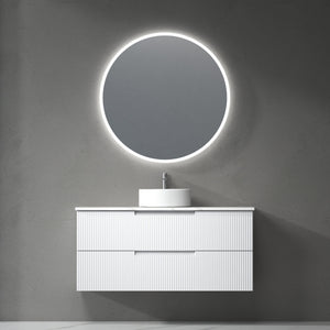 AULIC VERONA MARK II MATTE WHITE 1200MM SINGLE BOWL WALL HUNG VANITY