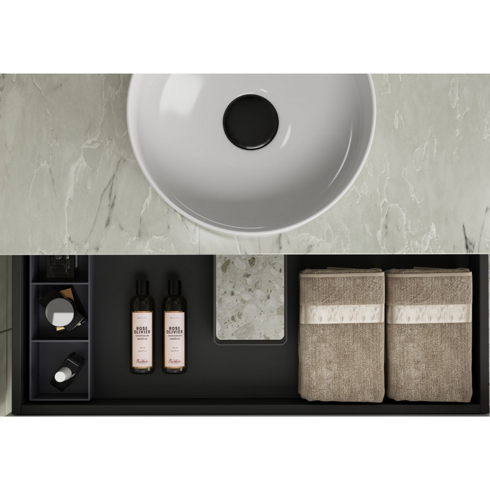 AULIC BRIONY REAL TIMBER 750MM SINGLE BOWL WALL HUNG VANITY