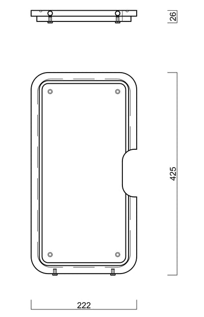 SCHOCK BAMBOO SMALL CUTTING BOARD