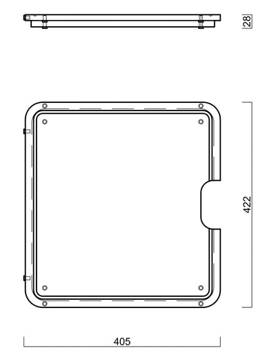 SCHOCK TIMBER CHOPPING BOARD