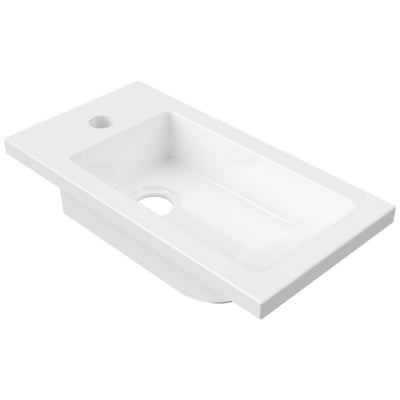 DUROCLASS COVE ENSUITE SLIM INSET BASIN GLOSS WHITE 460MM