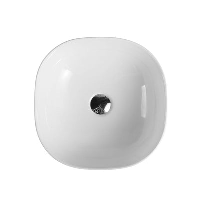 MERCIO CHUR ROUND ABOVE COUNTER BASIN TOUCHLINE WHITE 410MM