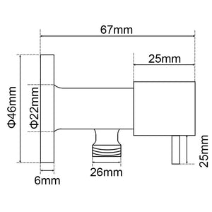AQUAPERLA WASHING MACHINE TAP CHROME