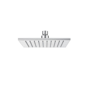 AQUAPERLA SQUARE SHOWER HEAD 200MM CHROME