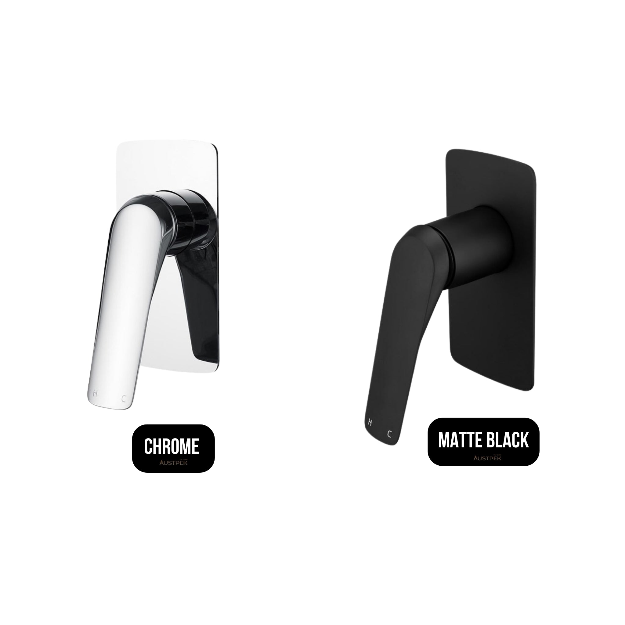 AQUAPERLA AU WALL MIXER 150MM MATTE BLACK