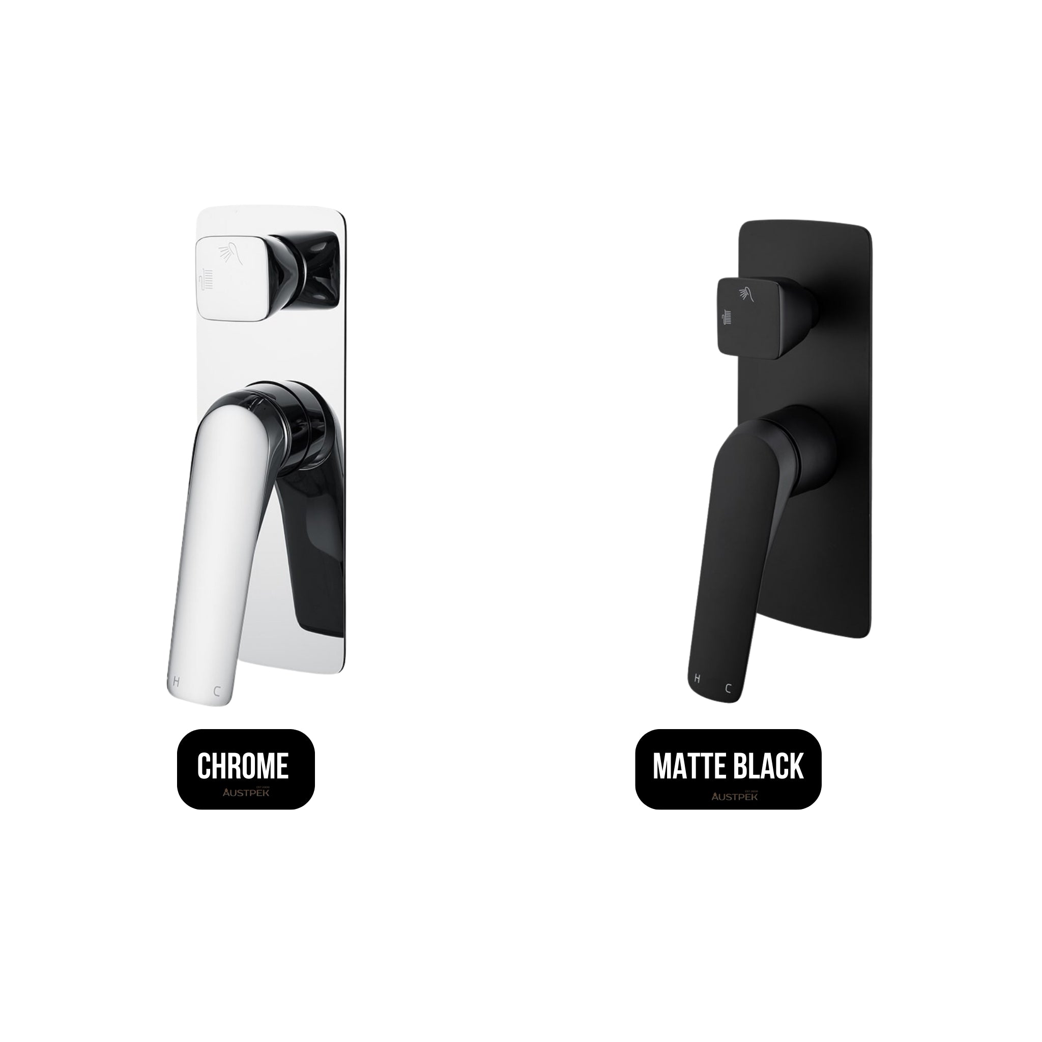 AQUAPERLA AU WALL MIXER WITH DIVERTER 205MM CHROME