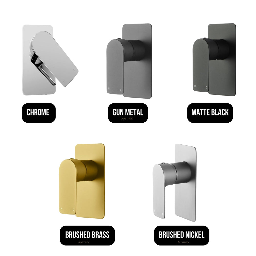 AQUAPERLA VOG WALL MIXER 150MM BRUSHED NICKEL